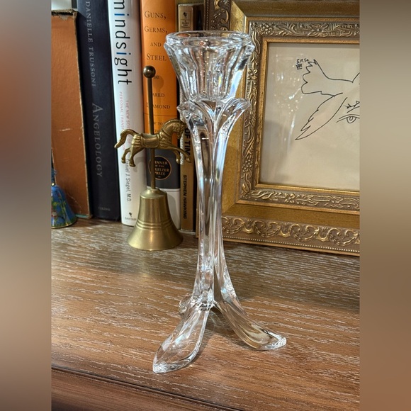 Beautiful Genuine Tulip Crystal Candlestick by Cristal d'Arques Made in France - Picture 6 of 11